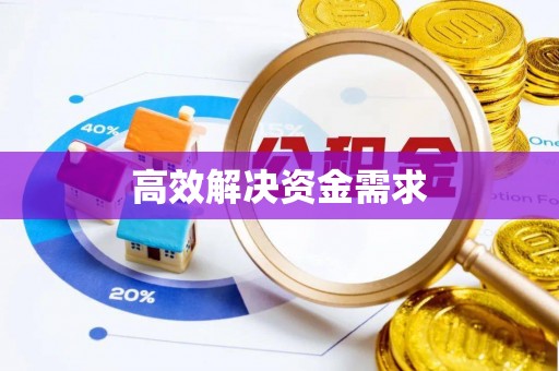 东安高效解决资金需求