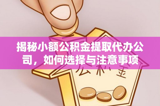 东安揭秘小额公积金提取代办公司，如何选择与注意事项