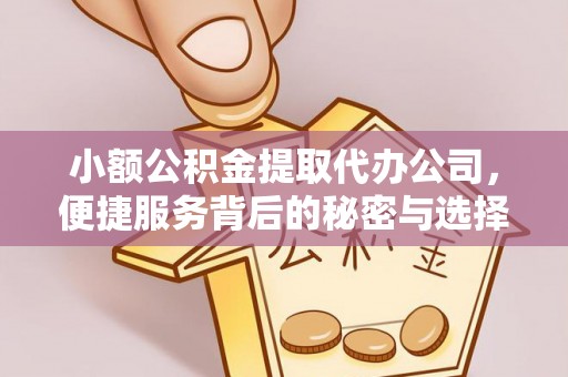 东安小额公积金提取代办公司，便捷服务背后的秘密与选择指南