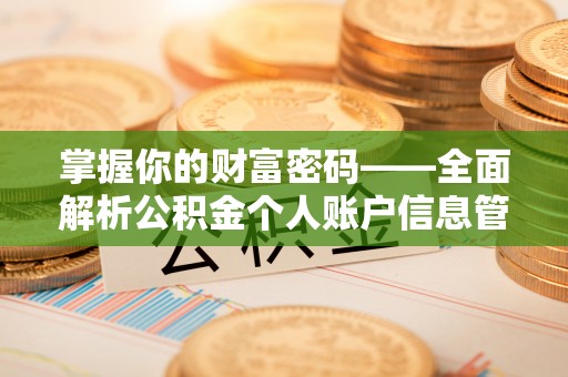 东安掌握你的财富密码——全面解析公积金个人账户信息管理与优化