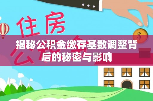 东安揭秘公积金缴存基数调整背后的秘密与影响