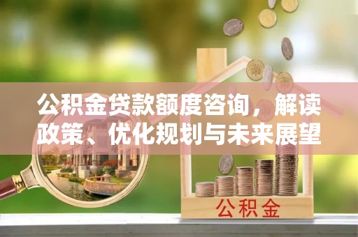 东安公积金贷款额度咨询，解读政策、优化规划与未来展望
