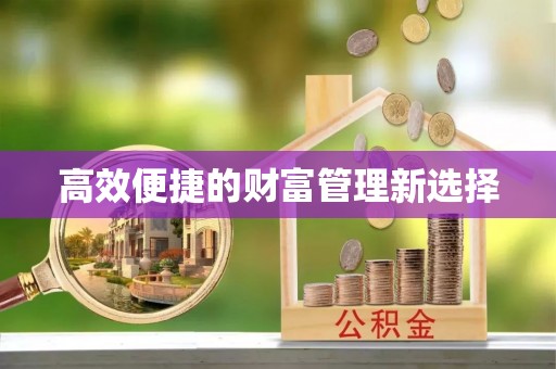 东安高效便捷的财富管理新选择