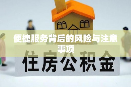 东安便捷服务背后的风险与注意事项
